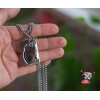 Кулон парный для двоих "Анатомическое сердце".Silver. Нержавеющая сталь